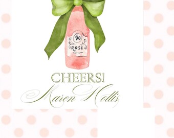 Etiqueta de regalo personalizada