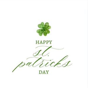 Étiquette-cadeau personnalisée de la Saint-Patrick