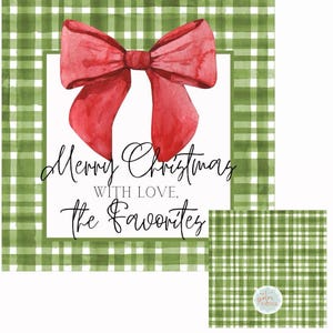 Personalisierter Weihnachtsgeschenkanhänger