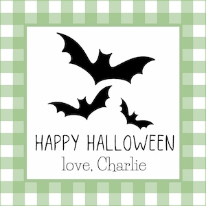 Spersonalizowany prezent na Halloween w kształcie nietoperza