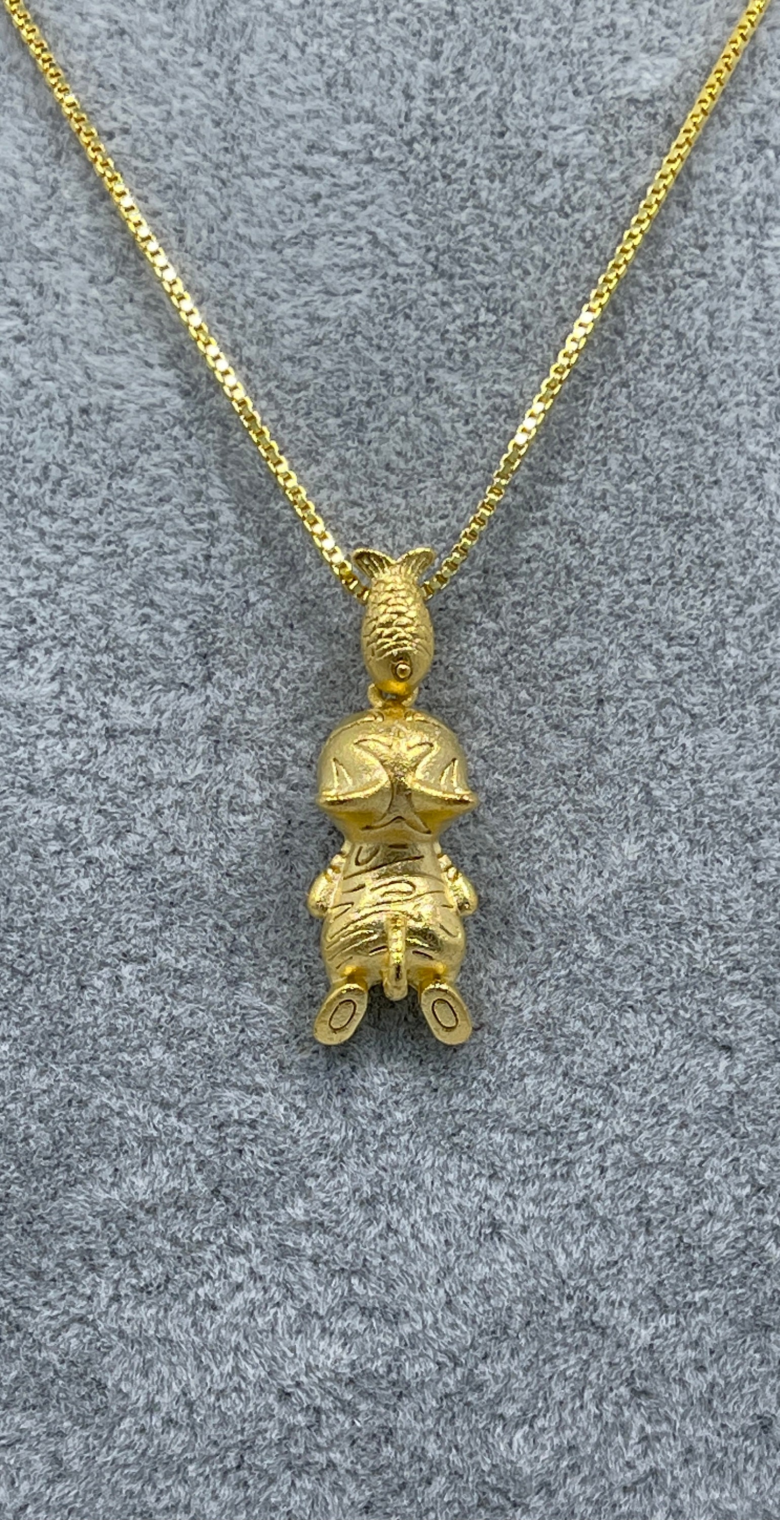 Cat eat fish necklace pendantcat & fish necklace pendant cat Etsy