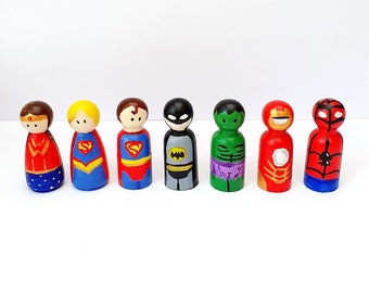 marvel peg dolls
