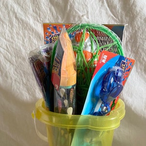 Beach Bucket Gift Basket | Kids Sand Water Toys | Summer Fun | Easter Basket | Kids End of School Year Gift