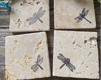 Dragonfly Stone Coasters