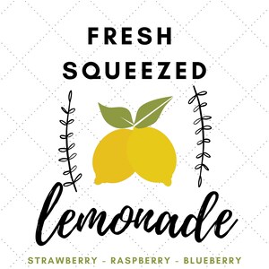 Fresh Squeezed Lemonade | Summer Print | Digital Download
