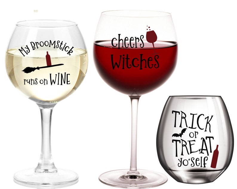 Halloween Wine Quotes SVG Funny Wine SVG Halloween Drinking Etsy