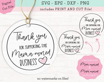 Thank You For Supporting Small Business Svg Svg For Small Etsy