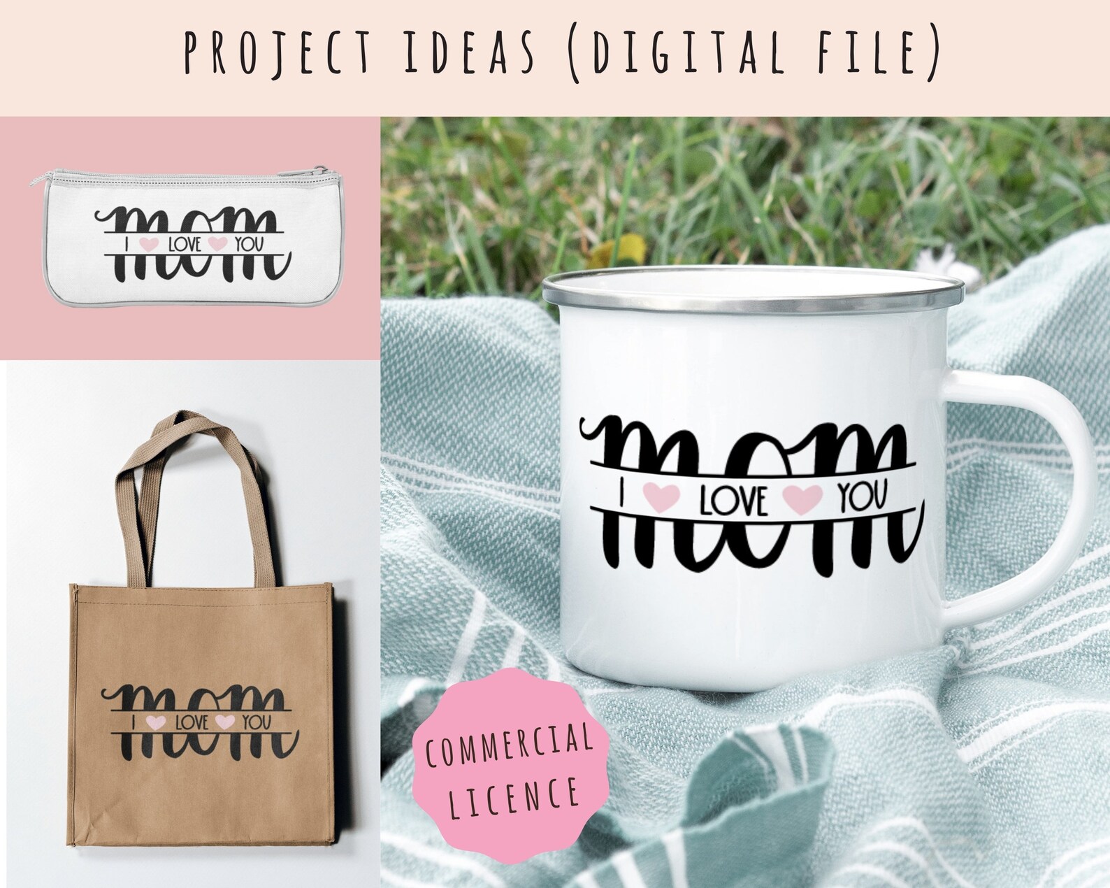 Download I Love You Mom SVG Mom Monogram SVG Split Mom Word SVG Mom ...