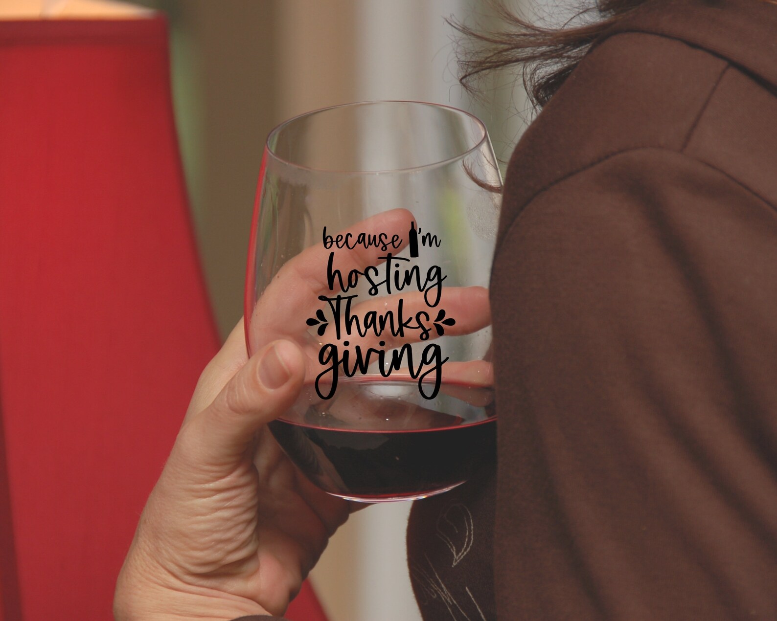 Fall Wine SVG Thanksgiving Wine SVG Fall Wine Glass SVG - Etsy