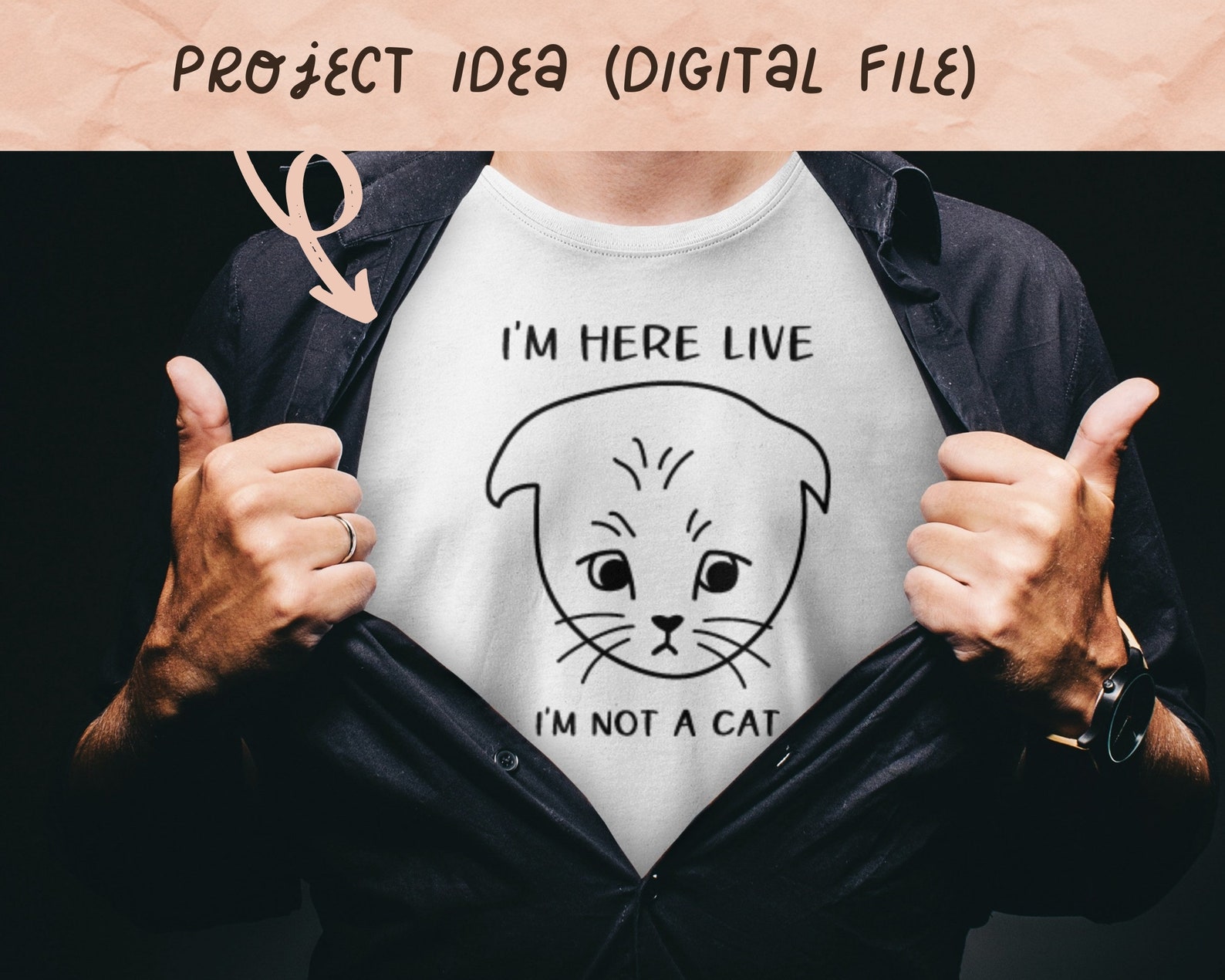 I am not a cat SVG Lawyer Cat Filter SVG I am here live I am Etsy