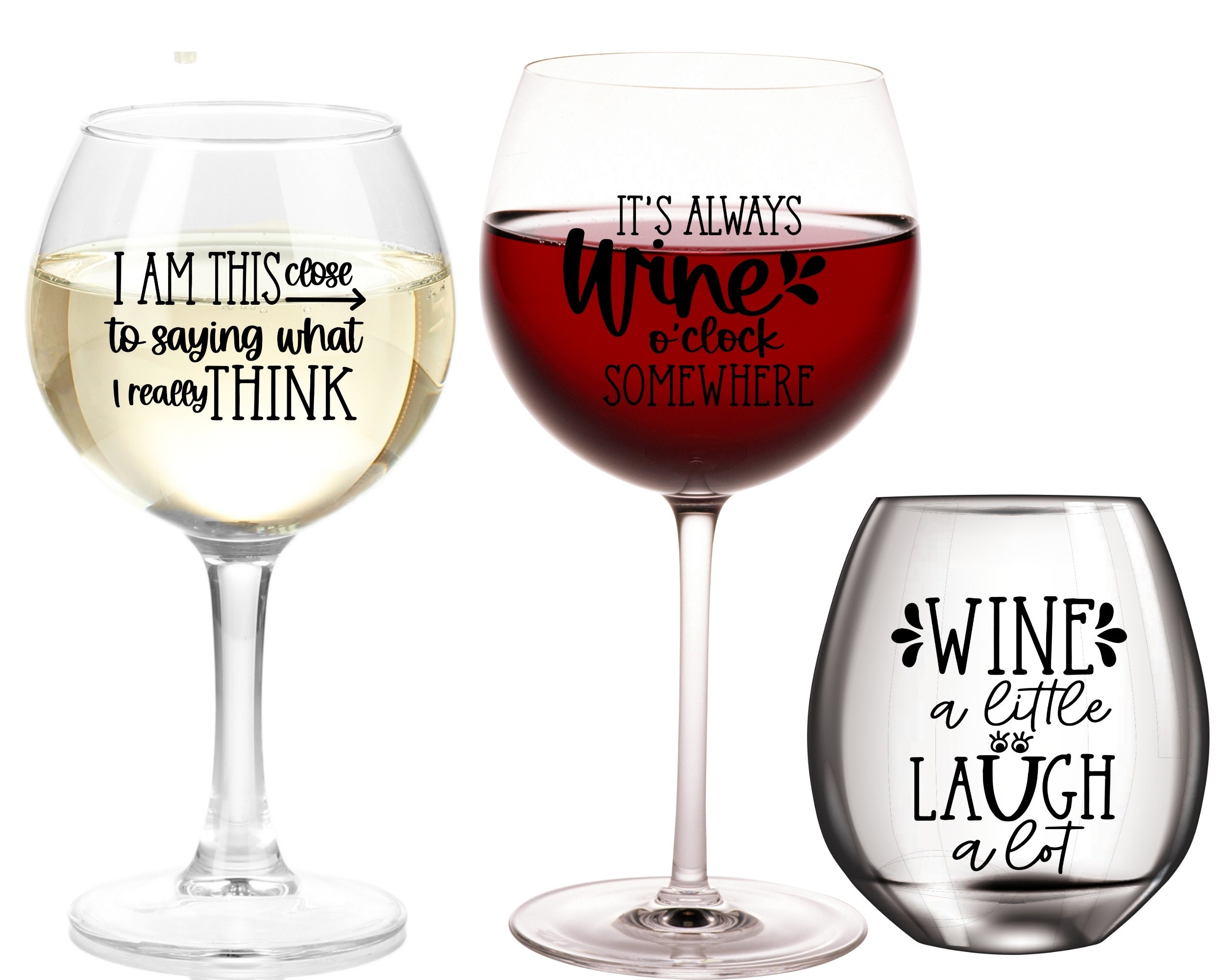 Sassy Wine Quotes SVG, Wine Glass SVG Bundle, Wine Tumbler SVG, Funny