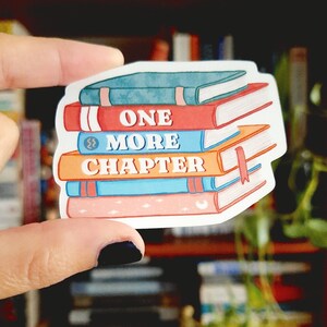 ein weiterer kapitel bücher Sticker - hochwertiger wasserfester vinyl Skizzenbuch Sticker - Leser Buchwurm Geschenk Sticker