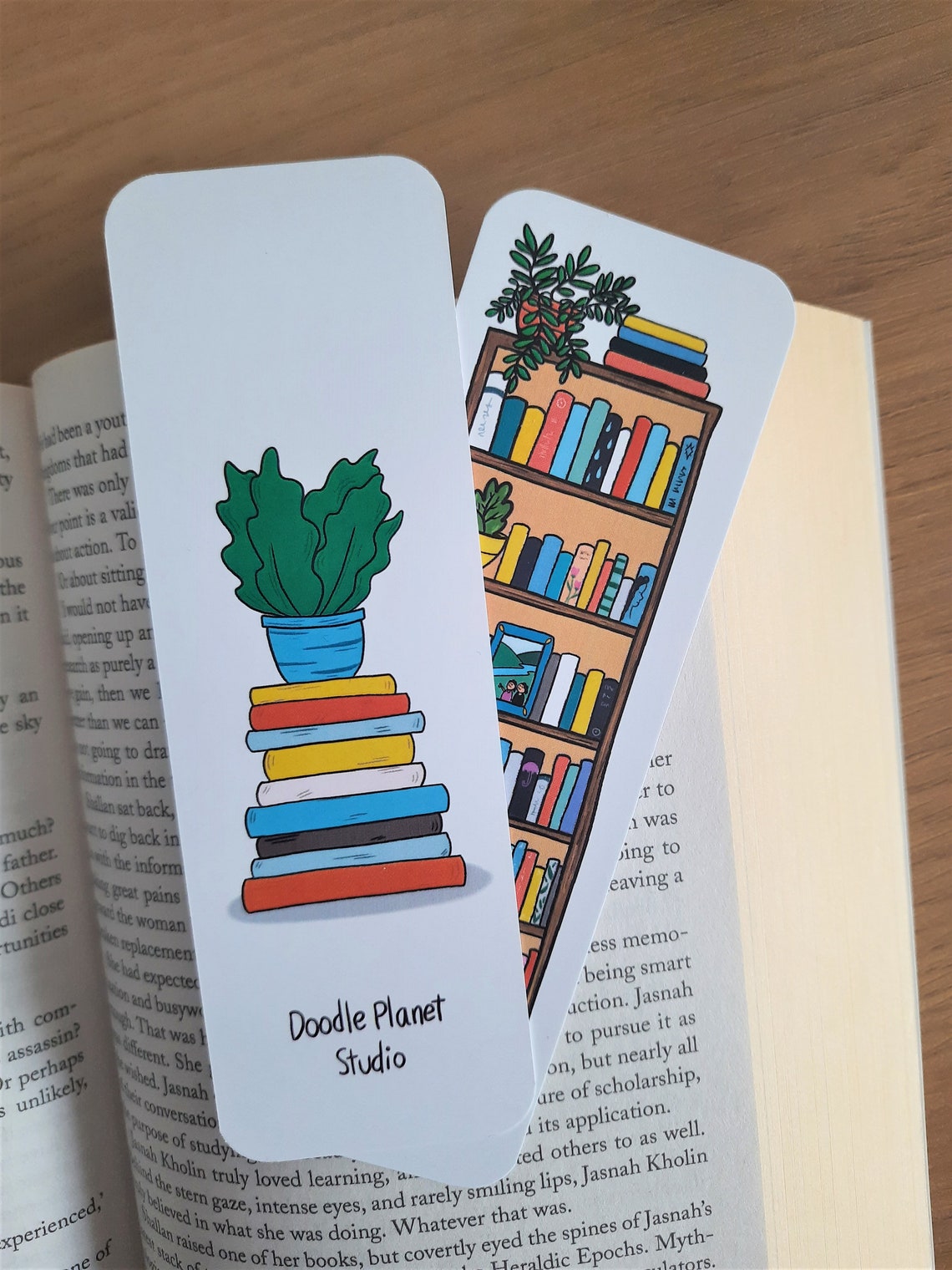 Bookshelf Bookmark Bookmark Handmade Bookmark Cute Etsy UK
