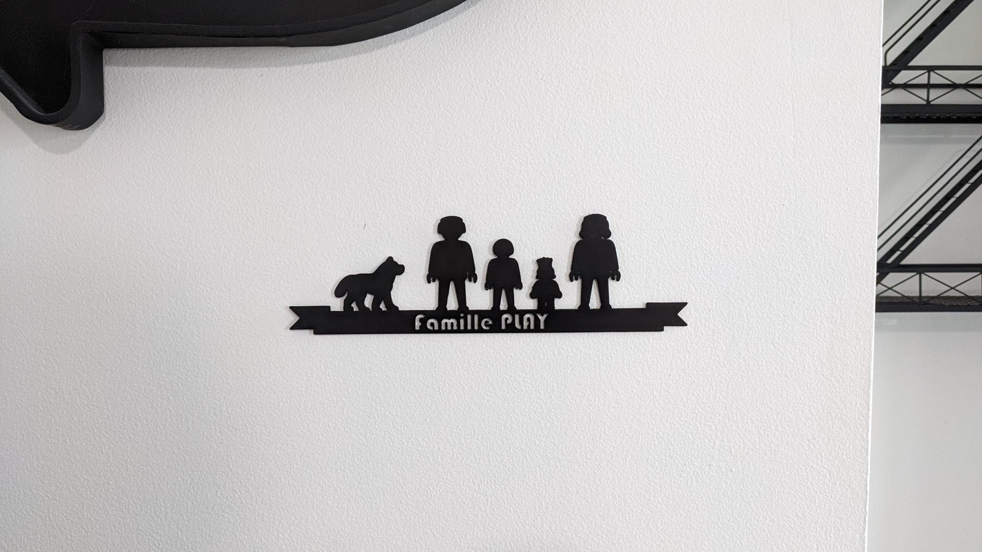 Décoration Murale Famille Personnalisée Playmobil