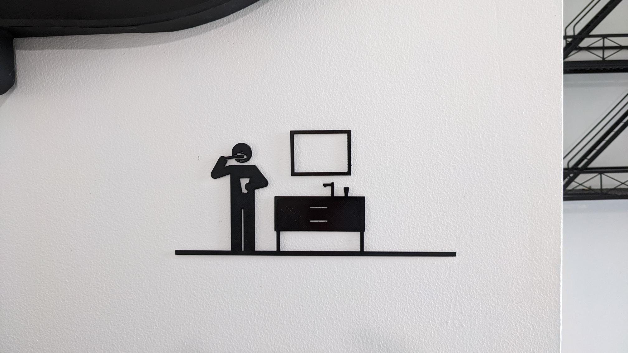 Décoration Murale Pictogramme Brossage Des Dents