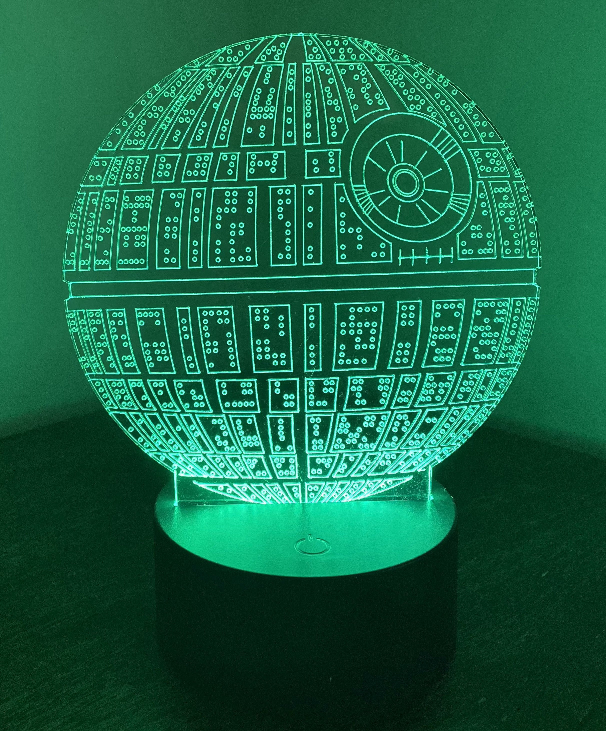 Star Wars Death Star Night Light Lamp, USB or Battery Powered