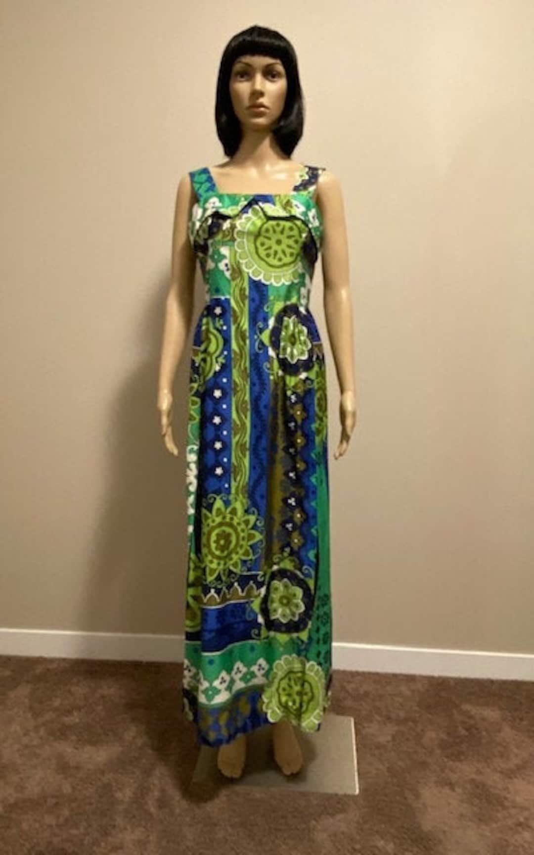Buy 70's Vintage Pave De Paris Dress Online in India