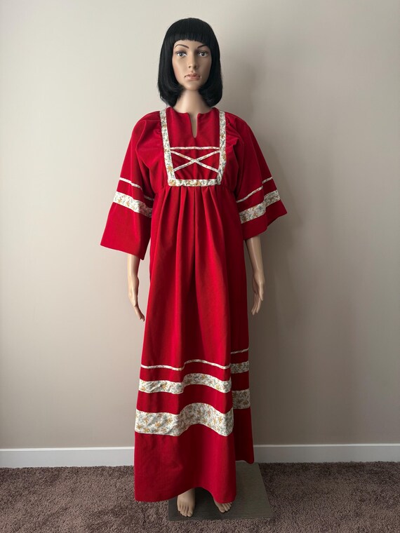 70's Vintage Corduroy Beatrice Pines Dress Canada