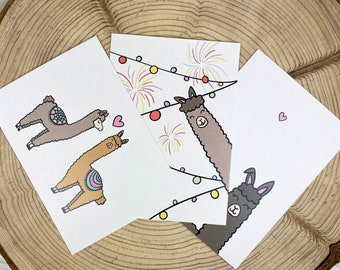 Alpaca Postcard Set