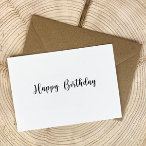 Happy Birthday Postkarte A6, Kleinträumer