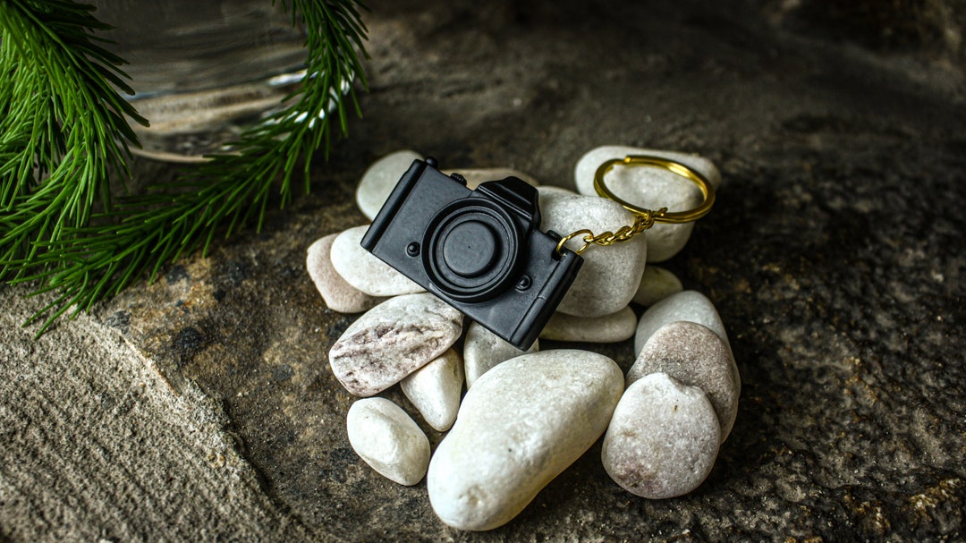 Pair of Camera Keychains 3D Painted Camera Keychain Cool Etsy UK