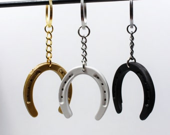 2x Horse Shoe Key Ring, horse shoe charm, horse shoe pendant, horse shoe keychain, Horsey Gift, Equestrian, keychain horse shoe, Horse Shoes