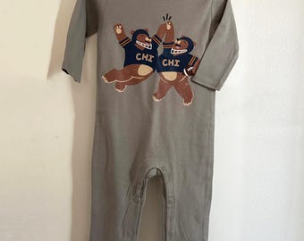 Hi-Five Bear Kids' Unisex Romper, Long-Sleeve, Long Pants