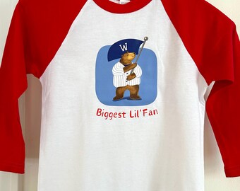 Kids' Chicago Baseball Fan T-Shirt: Retro Northside Baseball Apparel
