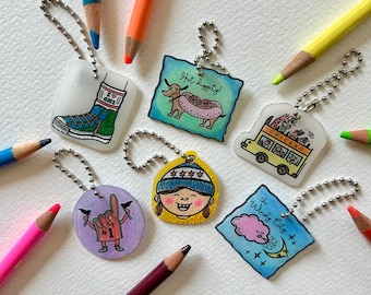 Chicago Shrink Art Craft Kit | Make Chicago-Themed Shrinkies!