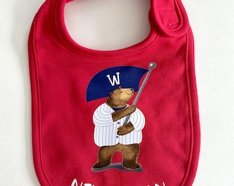 Chicago Baseball Baby Bib: Northside Fan Gift