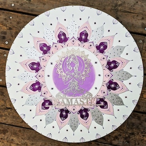 Schwingungsmalerei 70cm • Göttin des Heiligen Weiblichen • Energiekunst • Weibliches Chakra • Meditation & Wohlbefinden