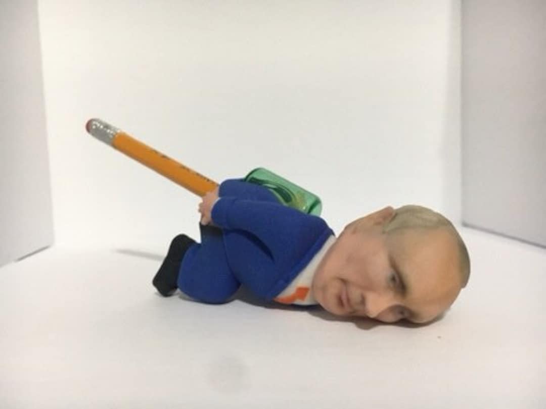 Vladimir Putin Pencil Sharpener / Holder / Political Sculpture / Decoration / Stress Reliever by