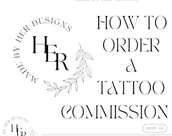 Tattoo Commissions | Custom Tattoo Design | Custom Digital Tattoo Design | Personalised Tattoo | Line-work Designs | Shading Designs
