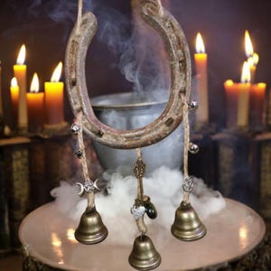 Arc of Protection Witches Bells Hanger: Home Blessing Protection