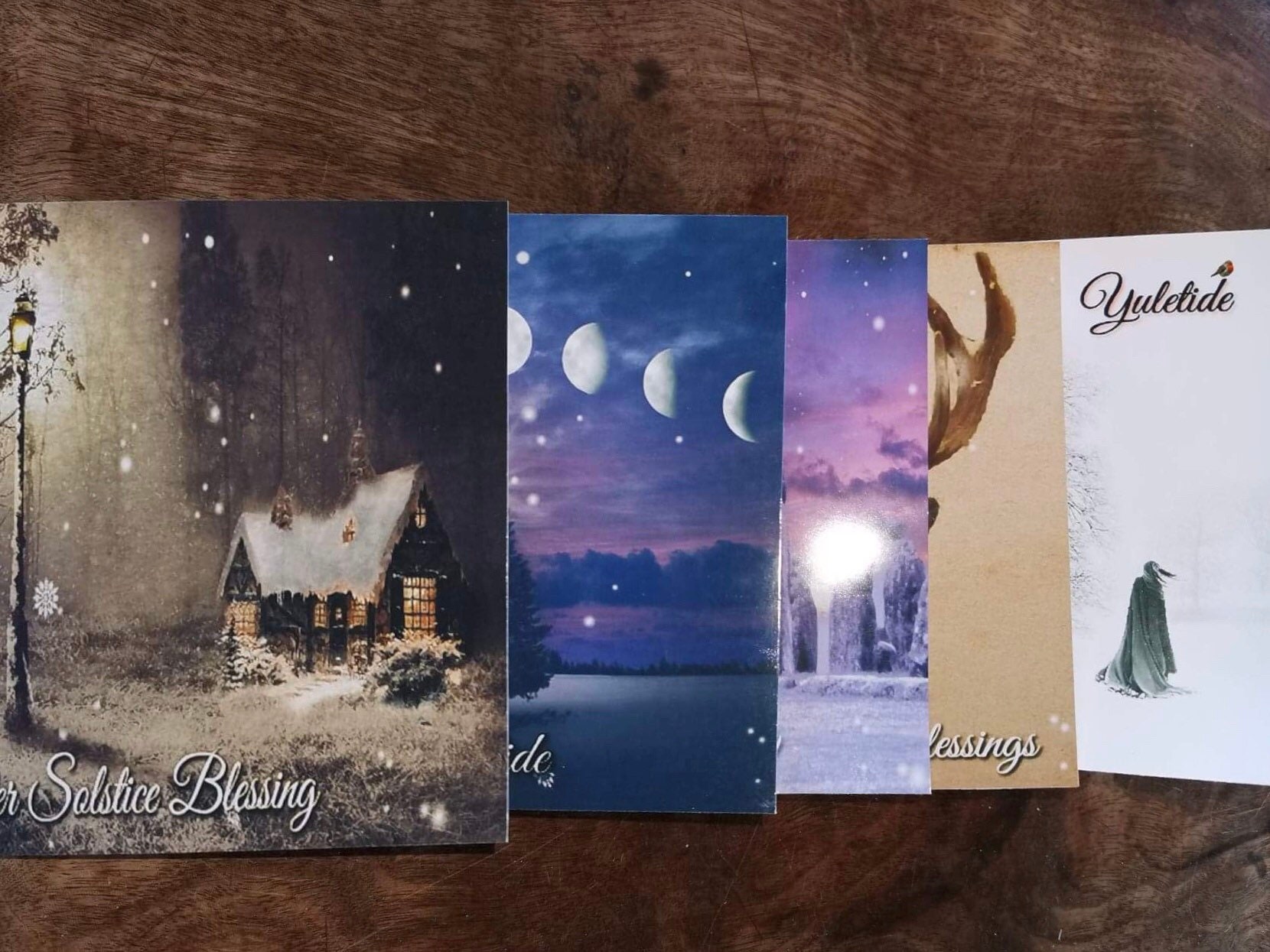 Unique Yule greeting cards Yule Greeting Cards Winter Etsy