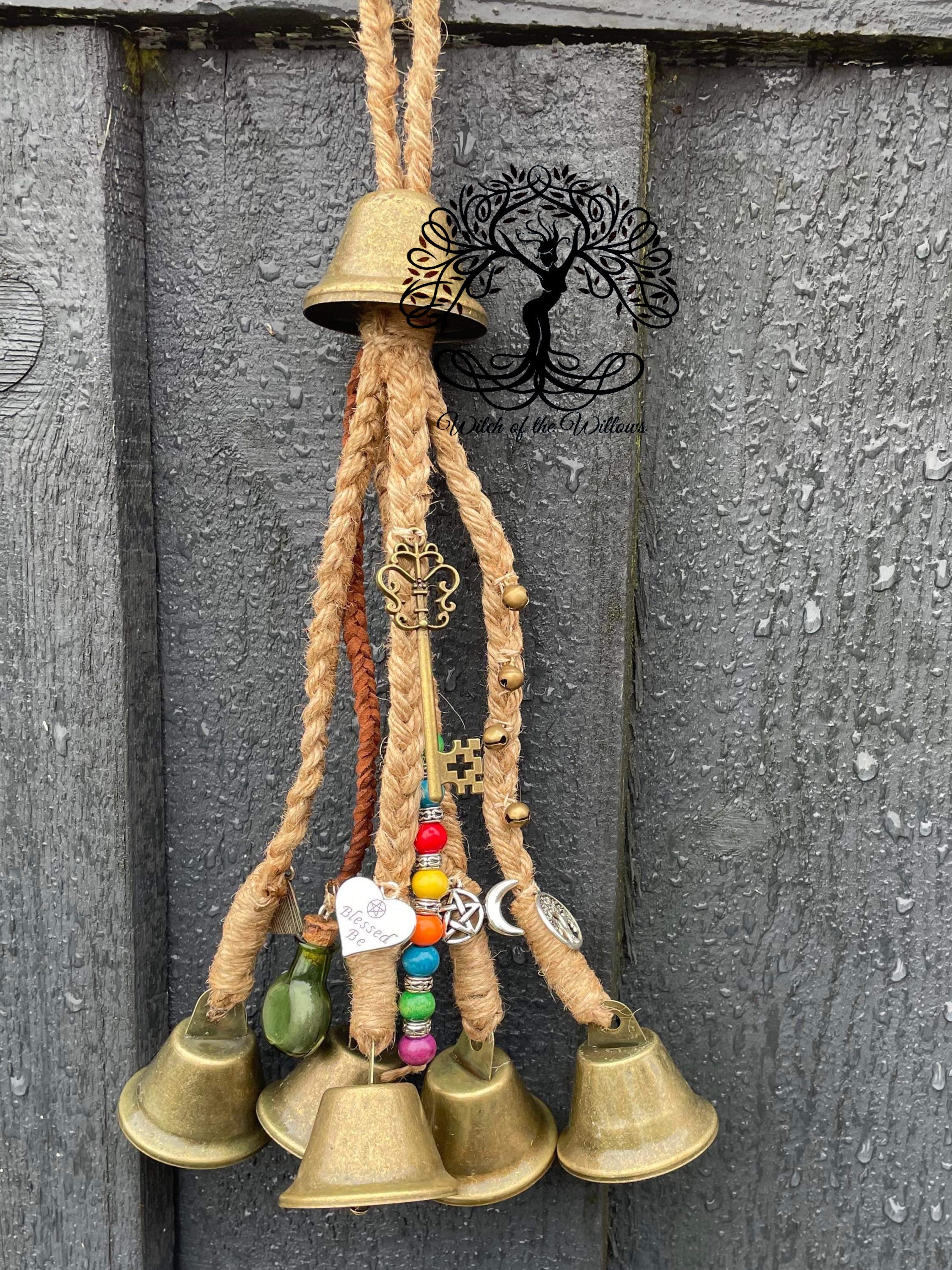 Witches Bells With Coloured Beads 