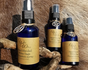 Spray de salvia blanca