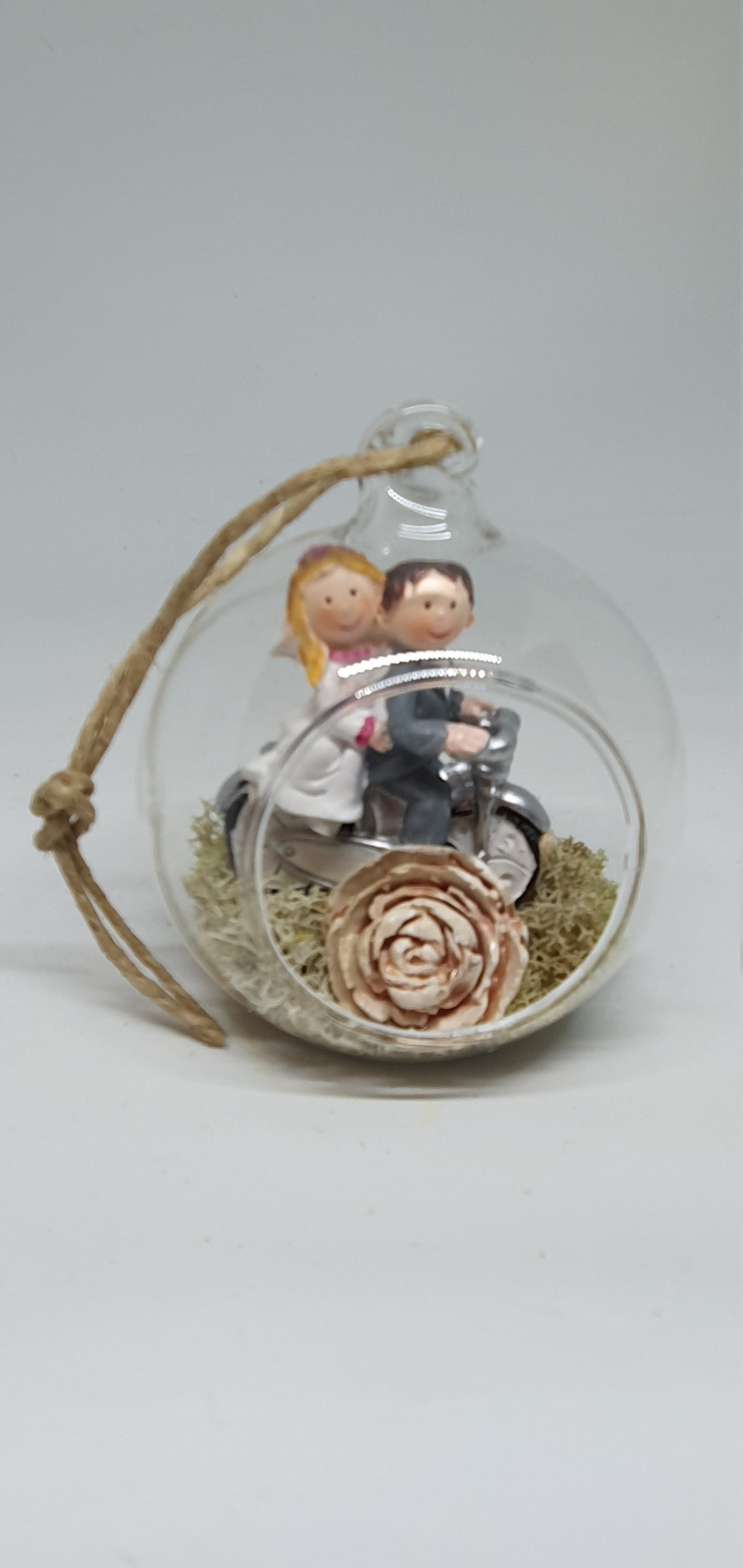 Hanging Glass Ornament Decoration Wedding Pair Etsy