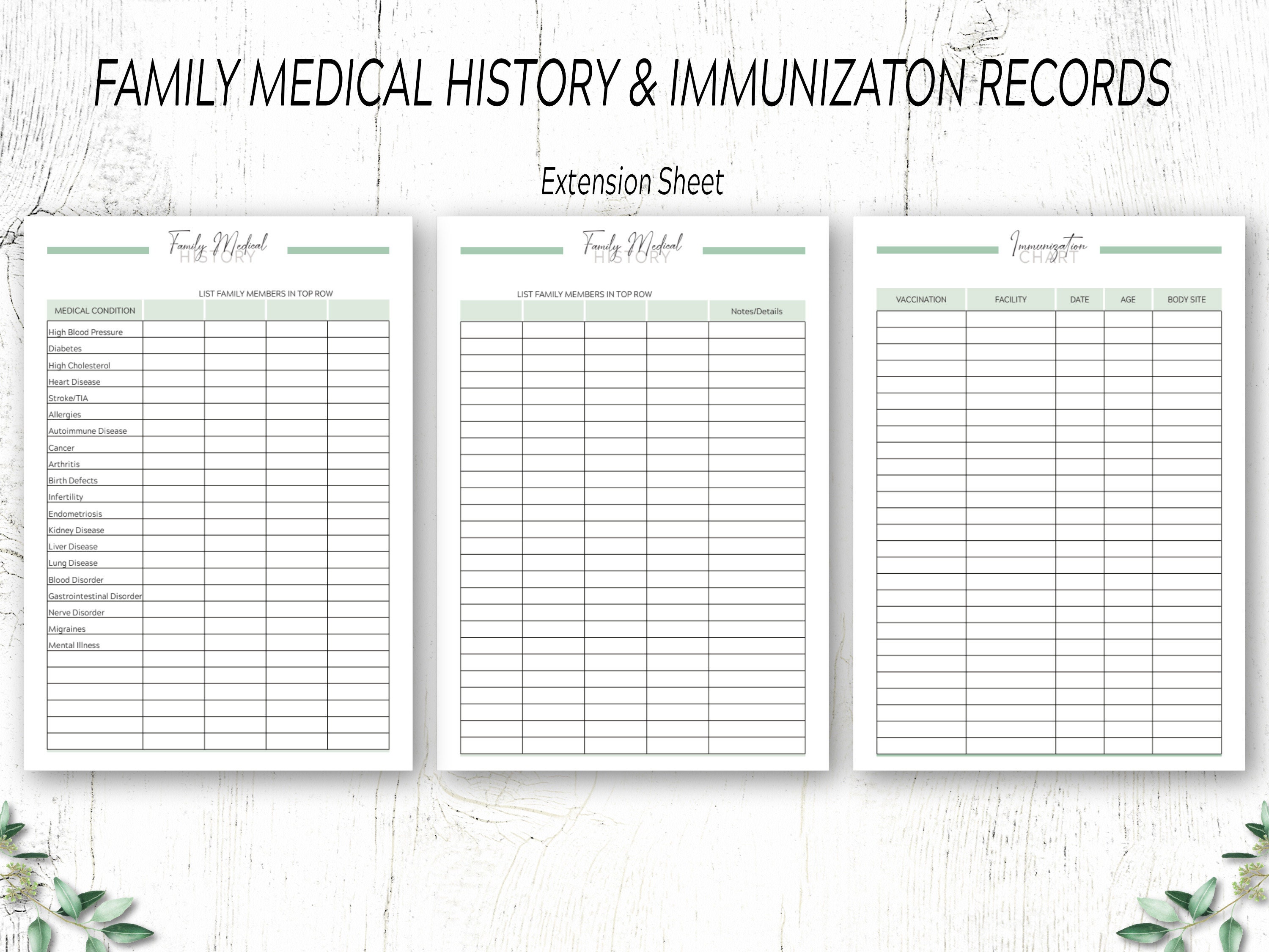 Medical Planner / Medical Printables / Healthcare Planner / - Etsy