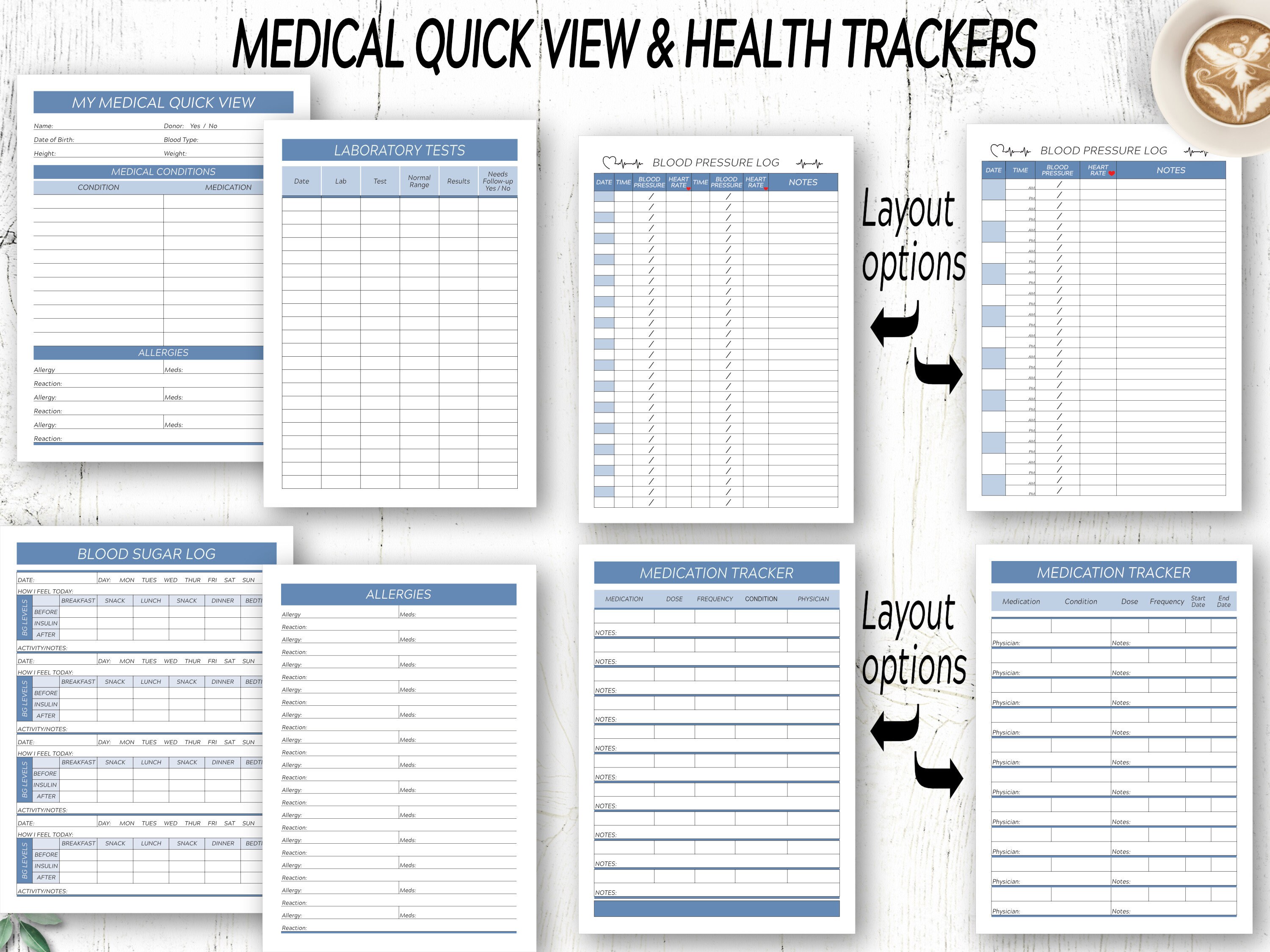 Medical Planner / Medical Printables / Healthcare Planner / - Etsy