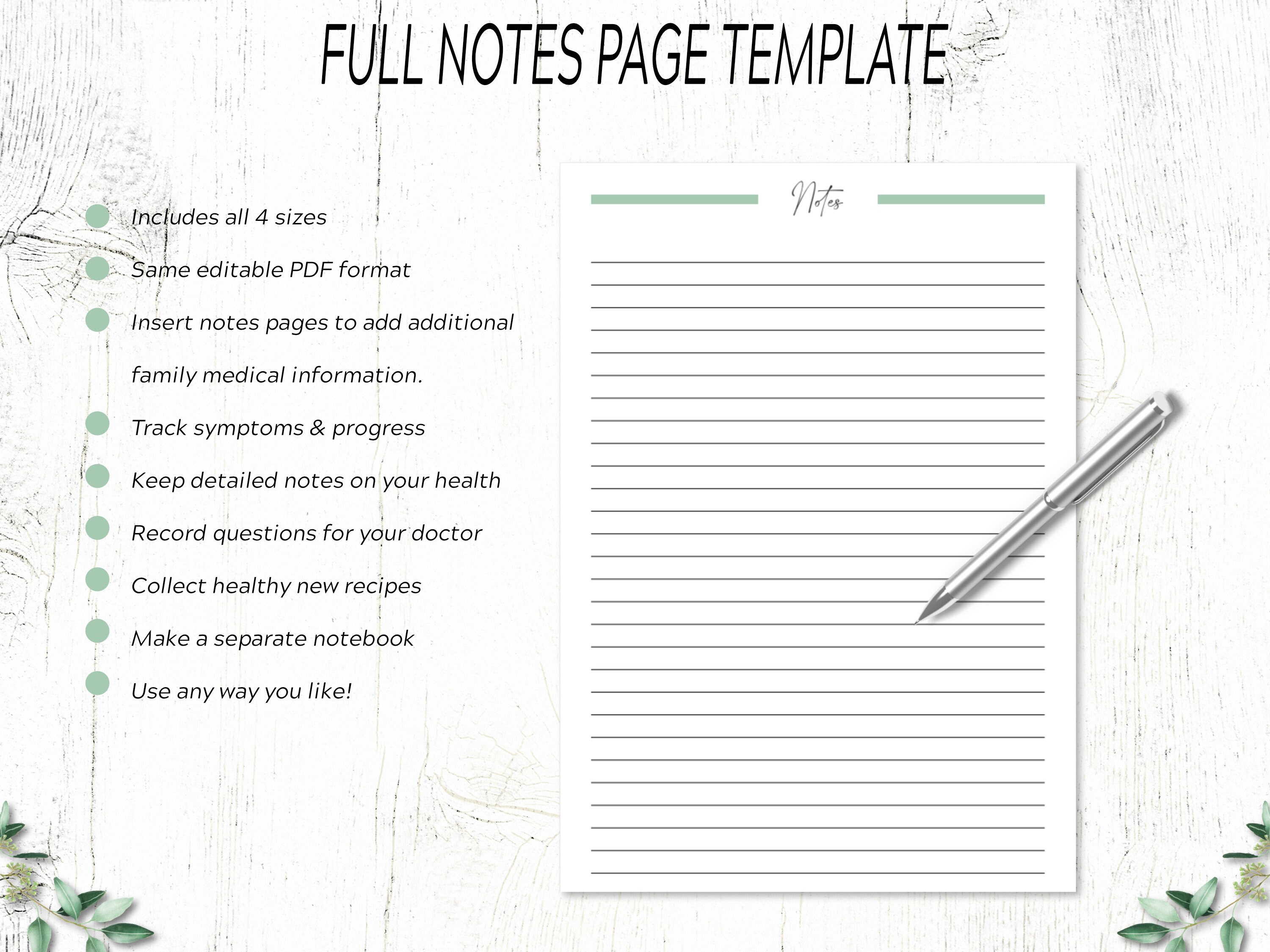 Medical Bills Tracker / Printable Medical Expense Templates ...
