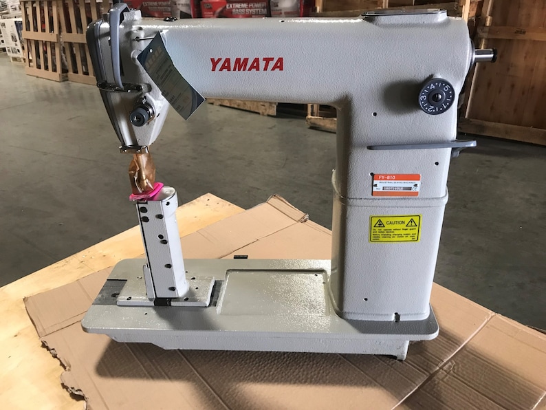 Yamata FY810 Post Bed Industrial Sewing Machine With Roller Foot