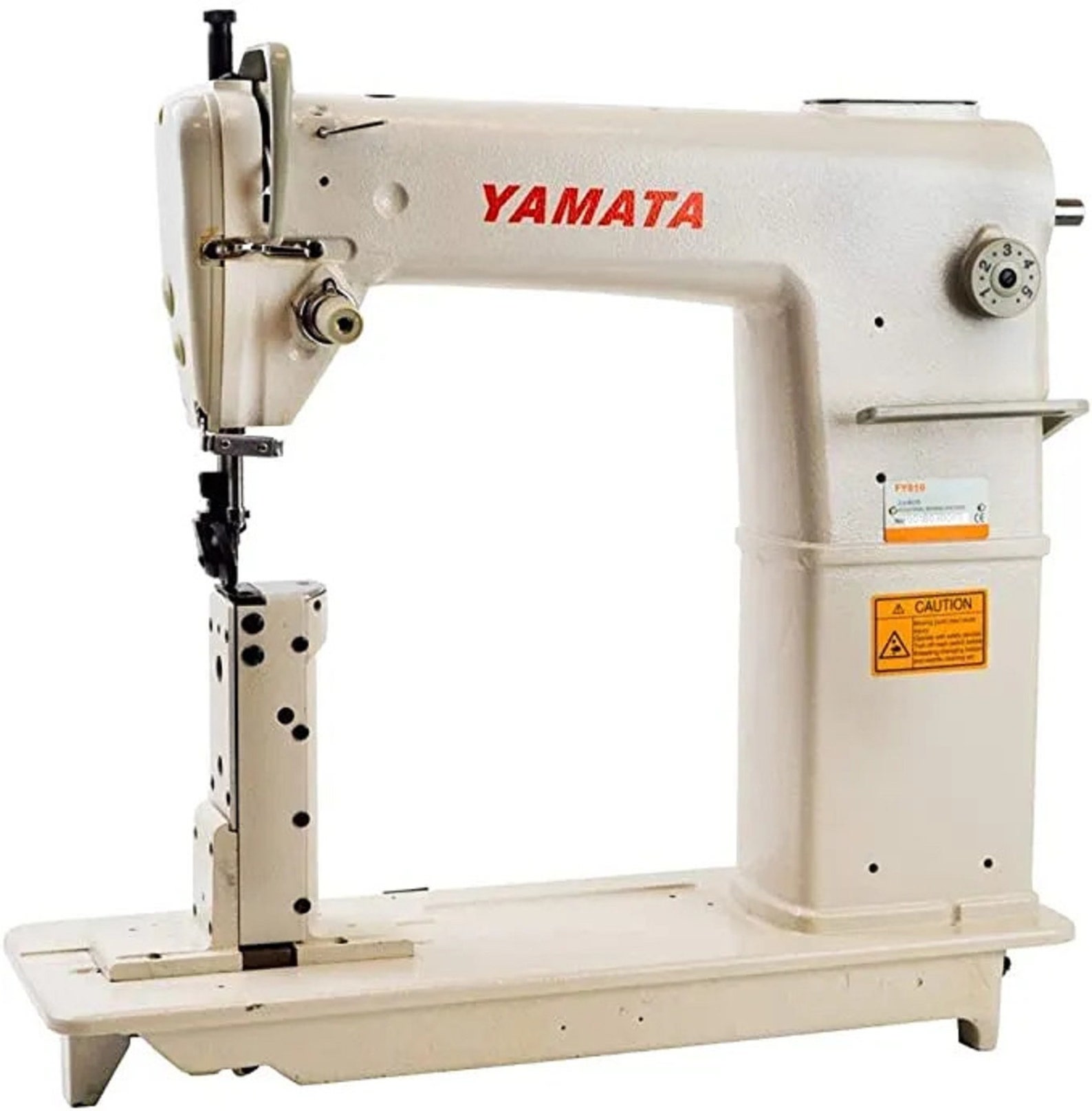 Yamata FY810 Post Bed Industrial Sewing Machine With Roller Foot