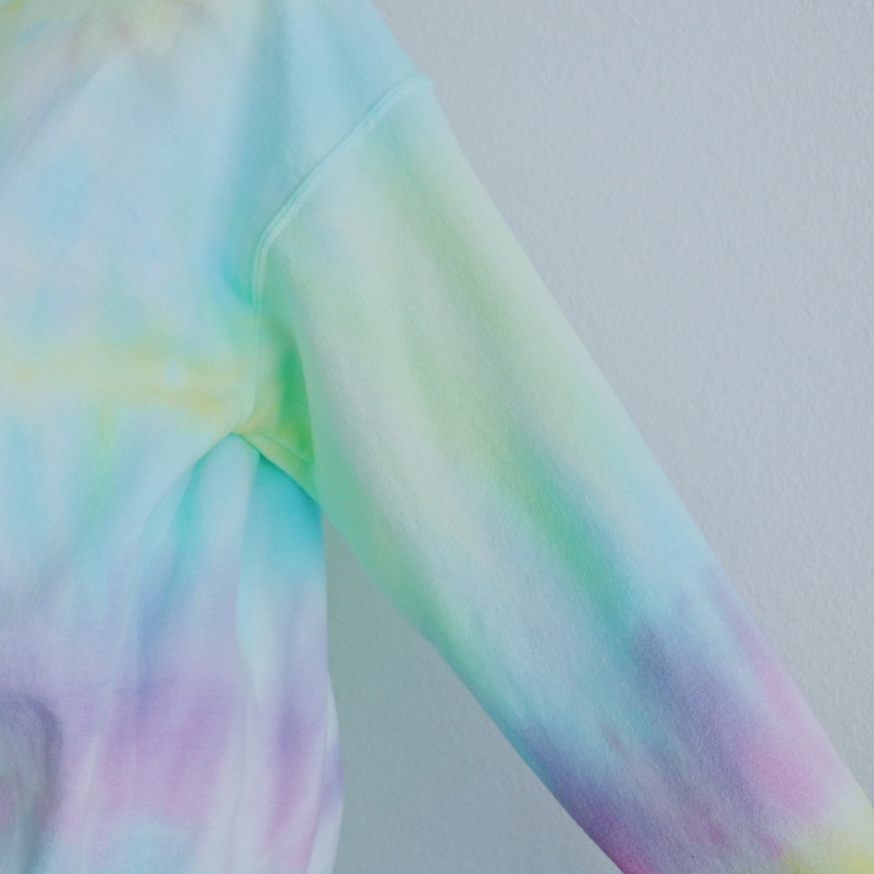 pastel rainbow tie dye shirt