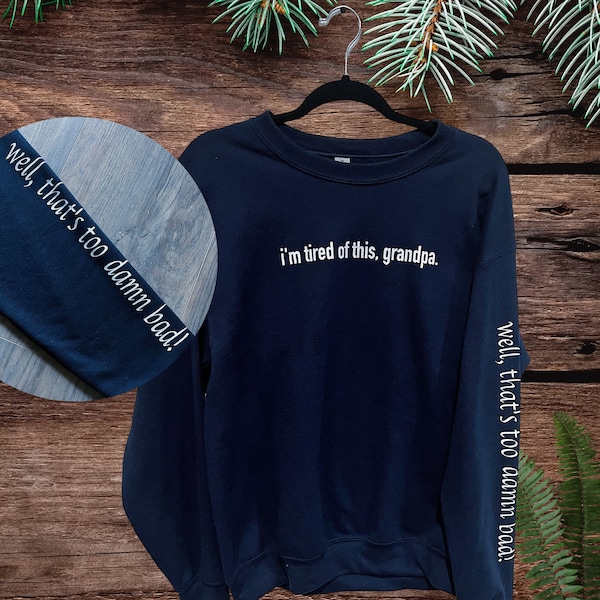 Im Tired of This Grandpa Shirt Etsy