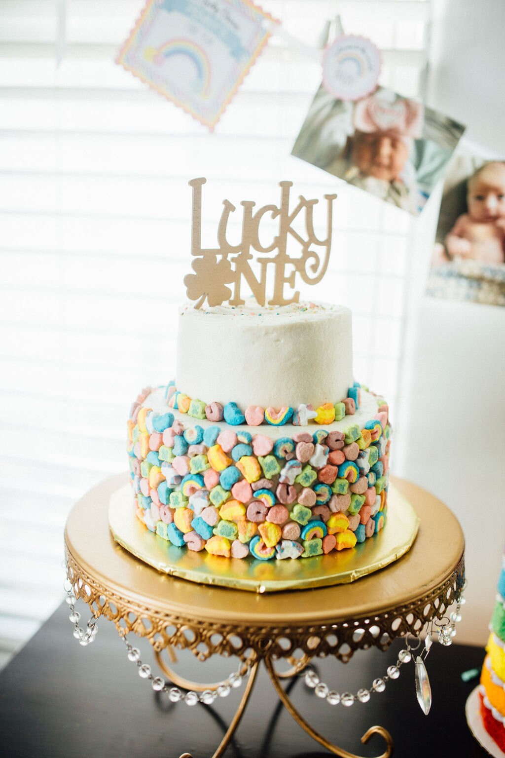 Lucky One Cake Topper, Lucky One First Birthday, Lucky One Party