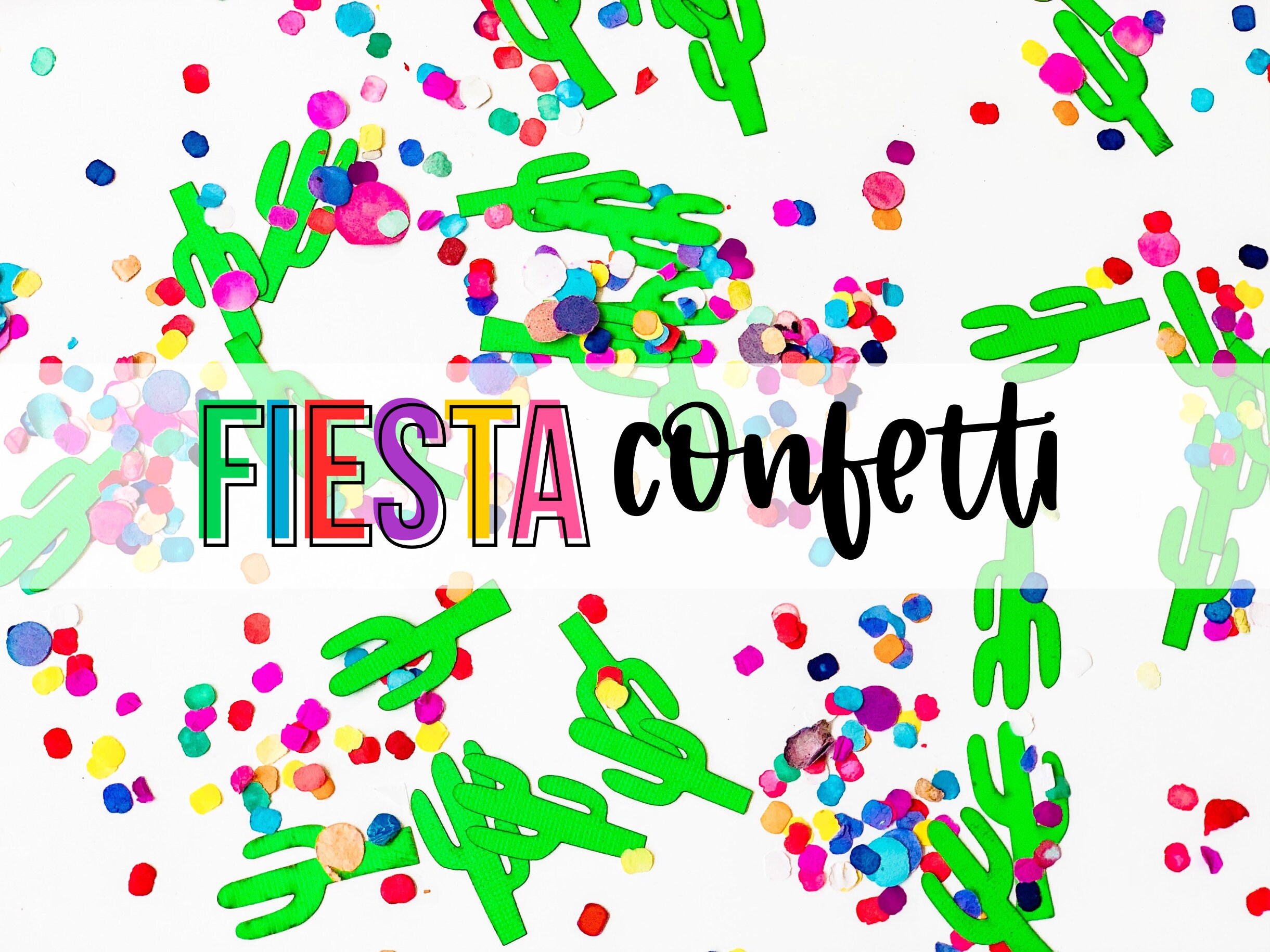 Fiesta Confetti Cactus Party Decor Fiesta Decorations Cactus Confetti Summer Party Mexican Theme