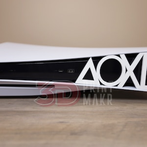 PS5/SLIM 3D Printed PlayStation 5 Console System Decorative ICONS Plate Cover