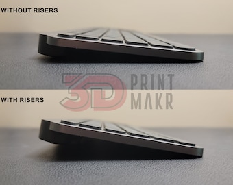 3D Printed Riser Feet for Logitech MX Keys Mini Wireless Illuminated Keyboard