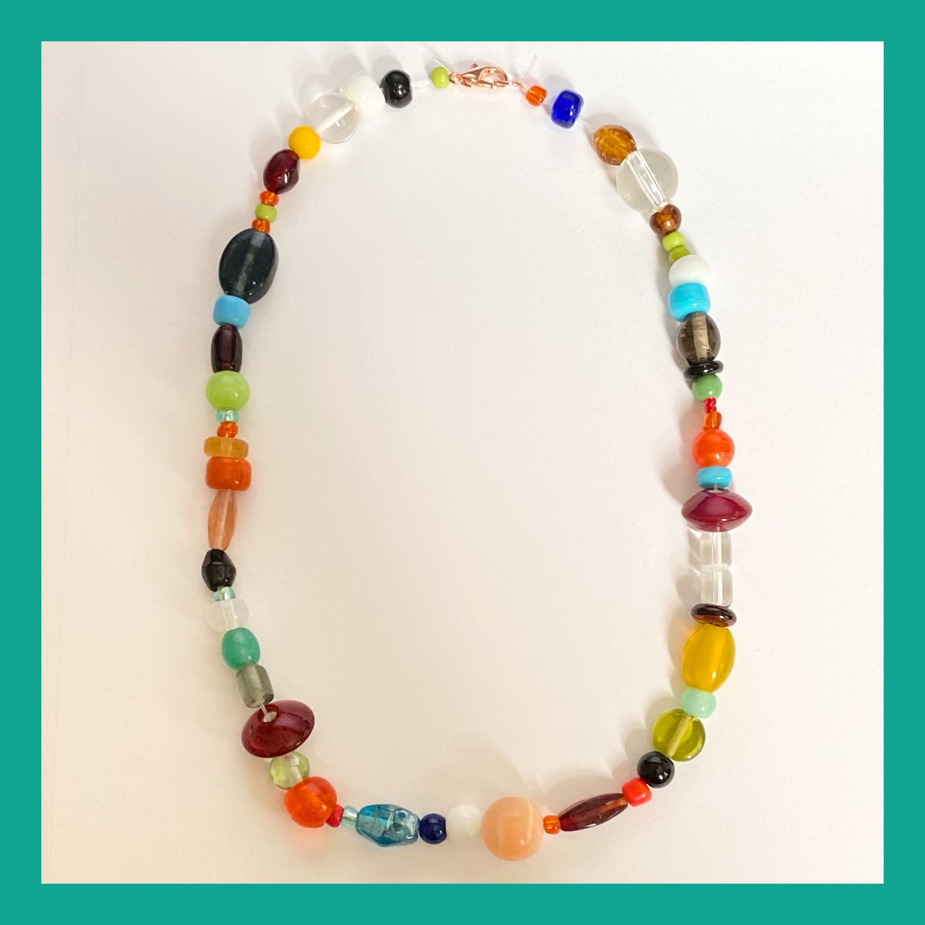 Damon Albarn Inspired 90s Glass Bead 
